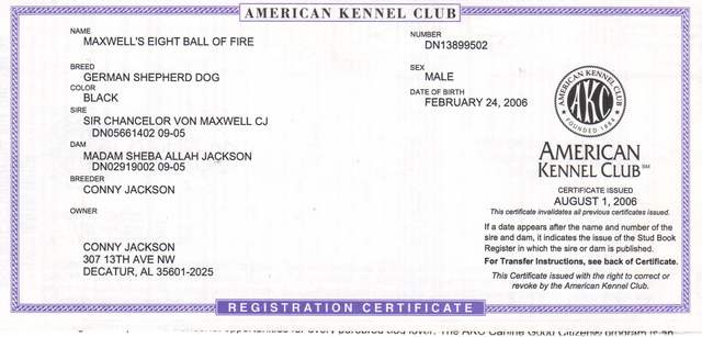Maxwell's 8ball of fire